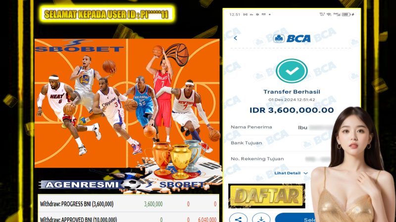 KEMENANGAN MEMBER BERMAIN SBO SPORTBOOK