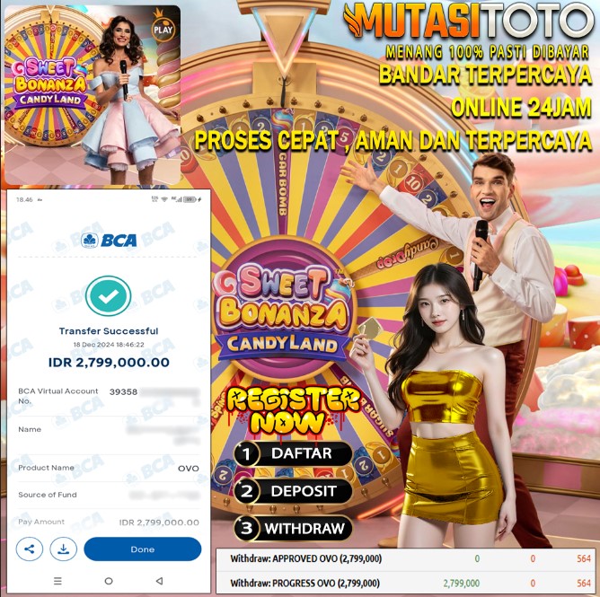 WITHDRAW SWEET BONANZA CANDYLAND