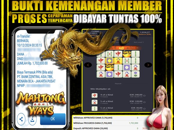 WITHDRAW MAHJONG WAYS