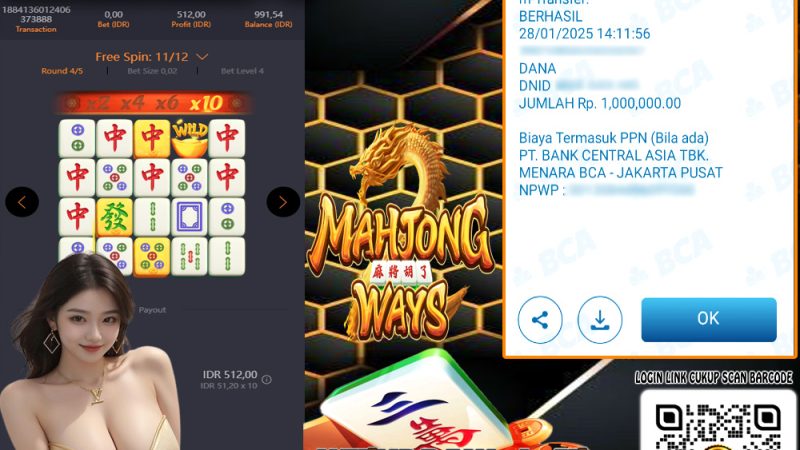 KEMENANGAN MEMBER BERMAIN DI MAHJONG WAYS PG SOFT