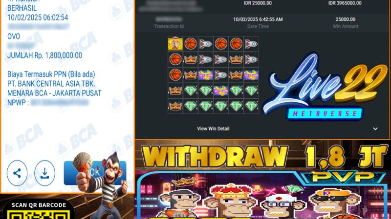 KEMENANGAN MEMBER BERMAIN DI LIVE 22 – APES SQUAD