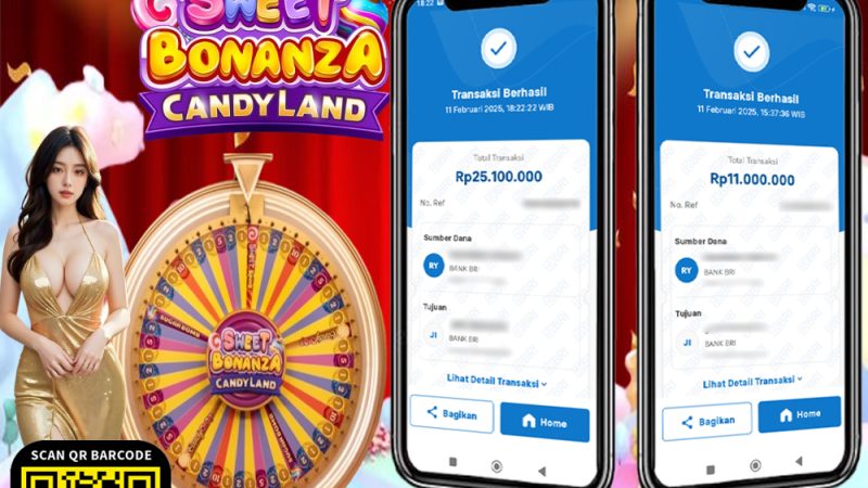 KEMENANGAN MEMBER BERMAIN DI LIVE – SWEET BONANZA CANDYLAND
