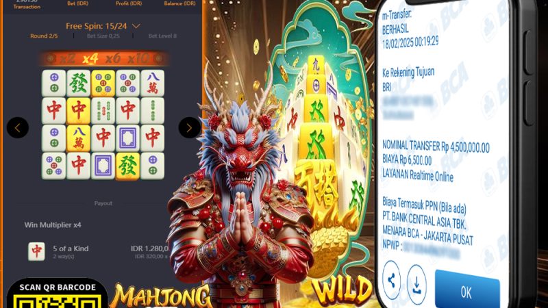 KEMENANGAN MEMBER BERMAIN DI MAHJONG WAYS PG SOFT