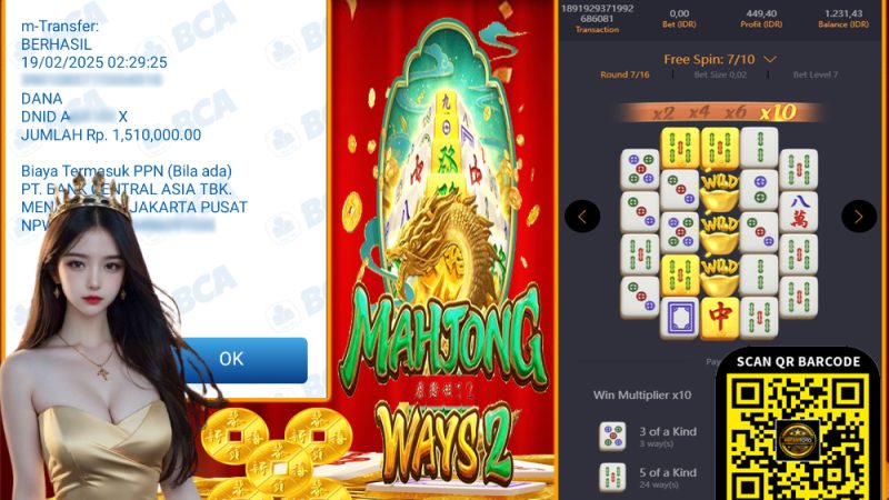 KEMENANGAN MEMBER BERMAIN DI MAHJONG WAYS 2 PG SOFT