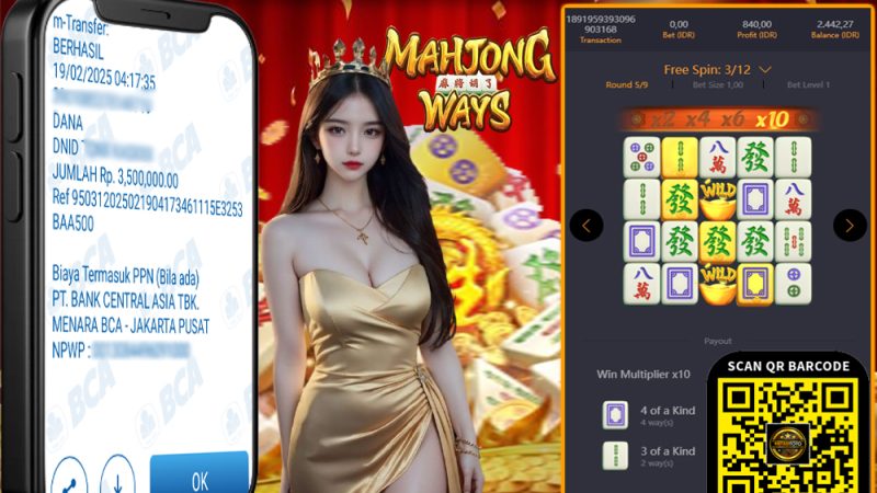 KEMENANGAN MEMBER BERMAIN DI MAHJONG WAYS PG SOFT