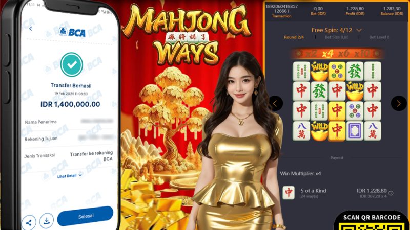 KEMENANGAN MEMBER BERMAIN DI MAHJONG WAYS PG SOFT