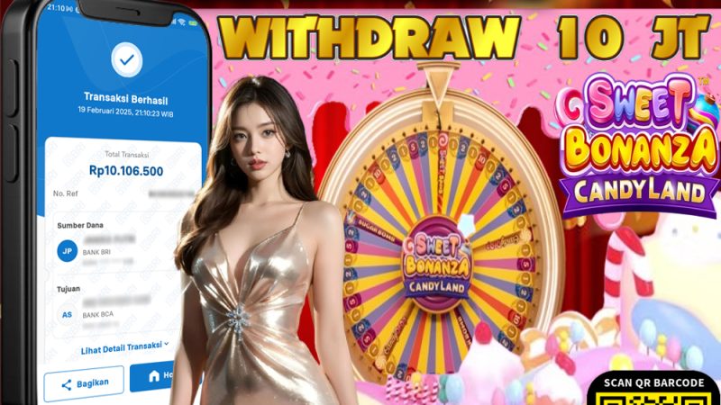 KEMENANGAN MEMBER BERMAIN DI LIVE – SWEET BONANZA CANDYLAND