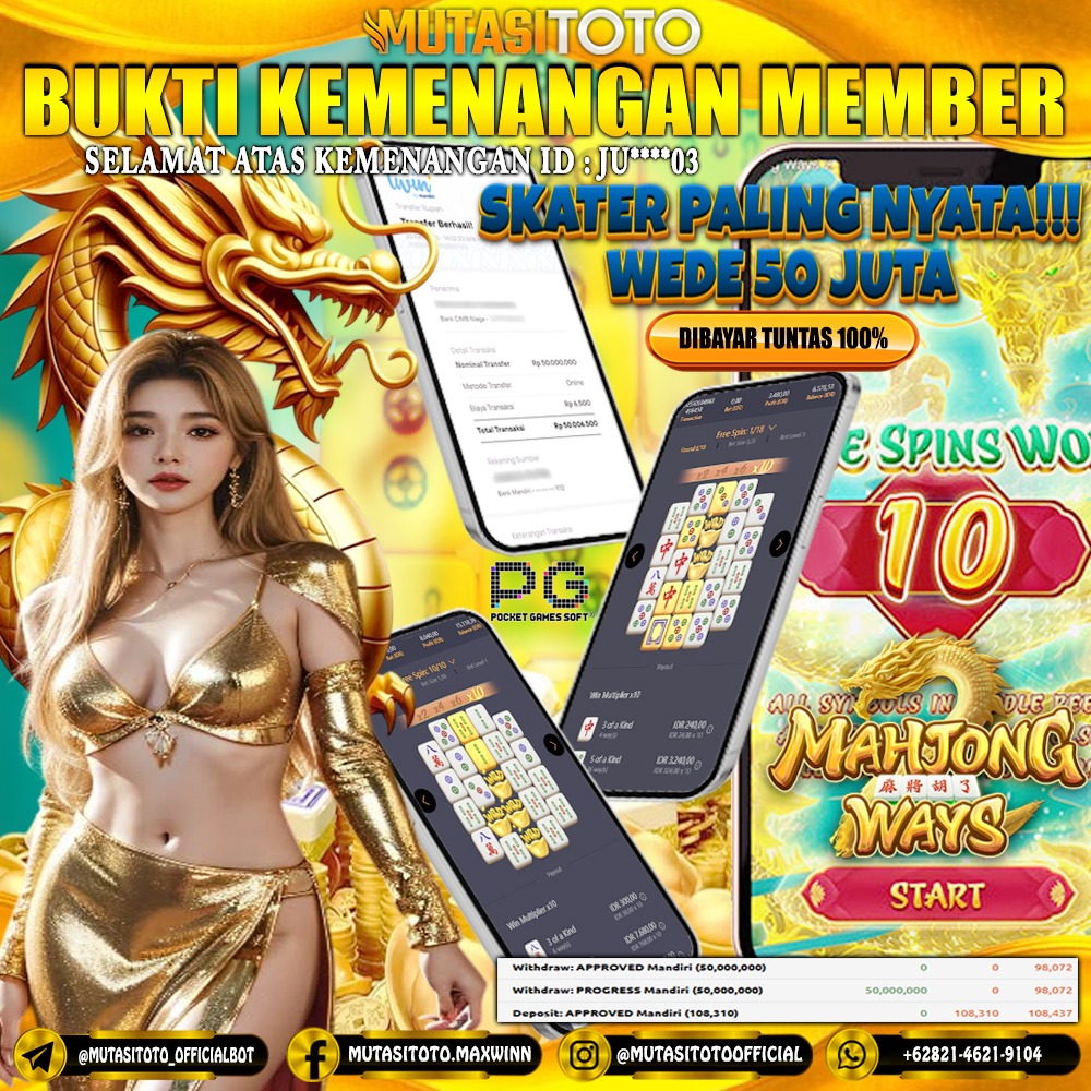 KEMENANGAN MEMBER BERMAIN DI MAHJONG WAYS 2 PG SOFT