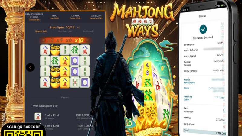 KEMENANGAN MEMBER BERMAIN DI MAHJONG WAYS PG SOFT