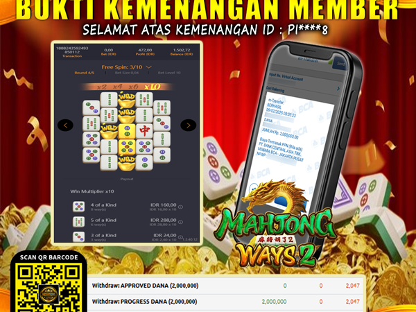 WITHDRAW MAHJONG WAYS 2