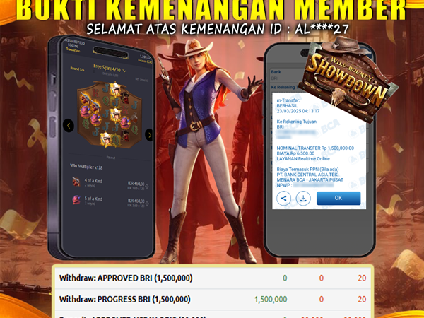 KEMENANGAN MEMBER BERMAIN DI WILD BOUNTY SHOWDOWN