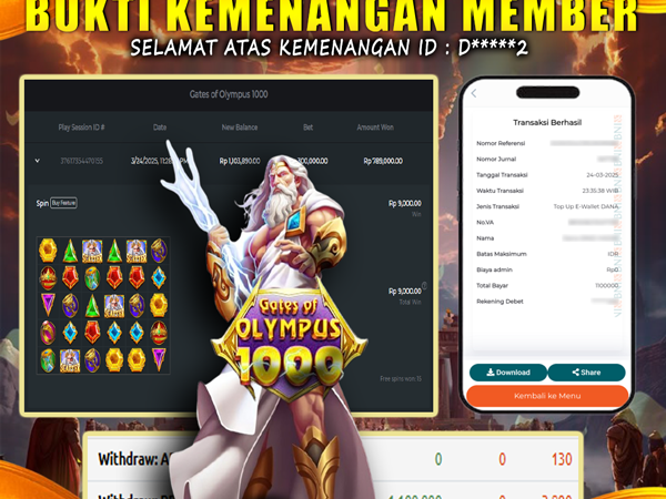 WITHDRAW GATES OF OLYMPUS 1000