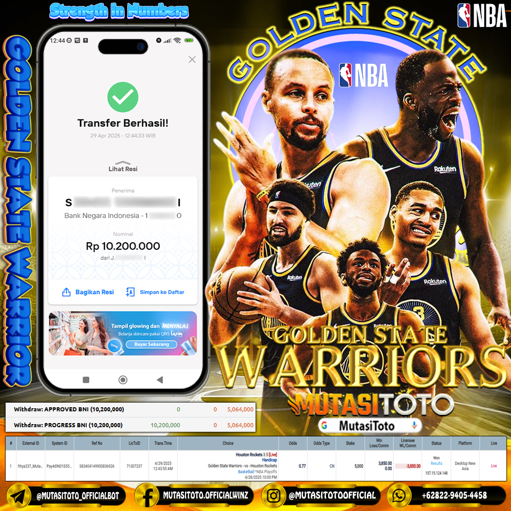 KEMENANGAN MEMBER BERMAIN DI SABA SPORTSBOOK