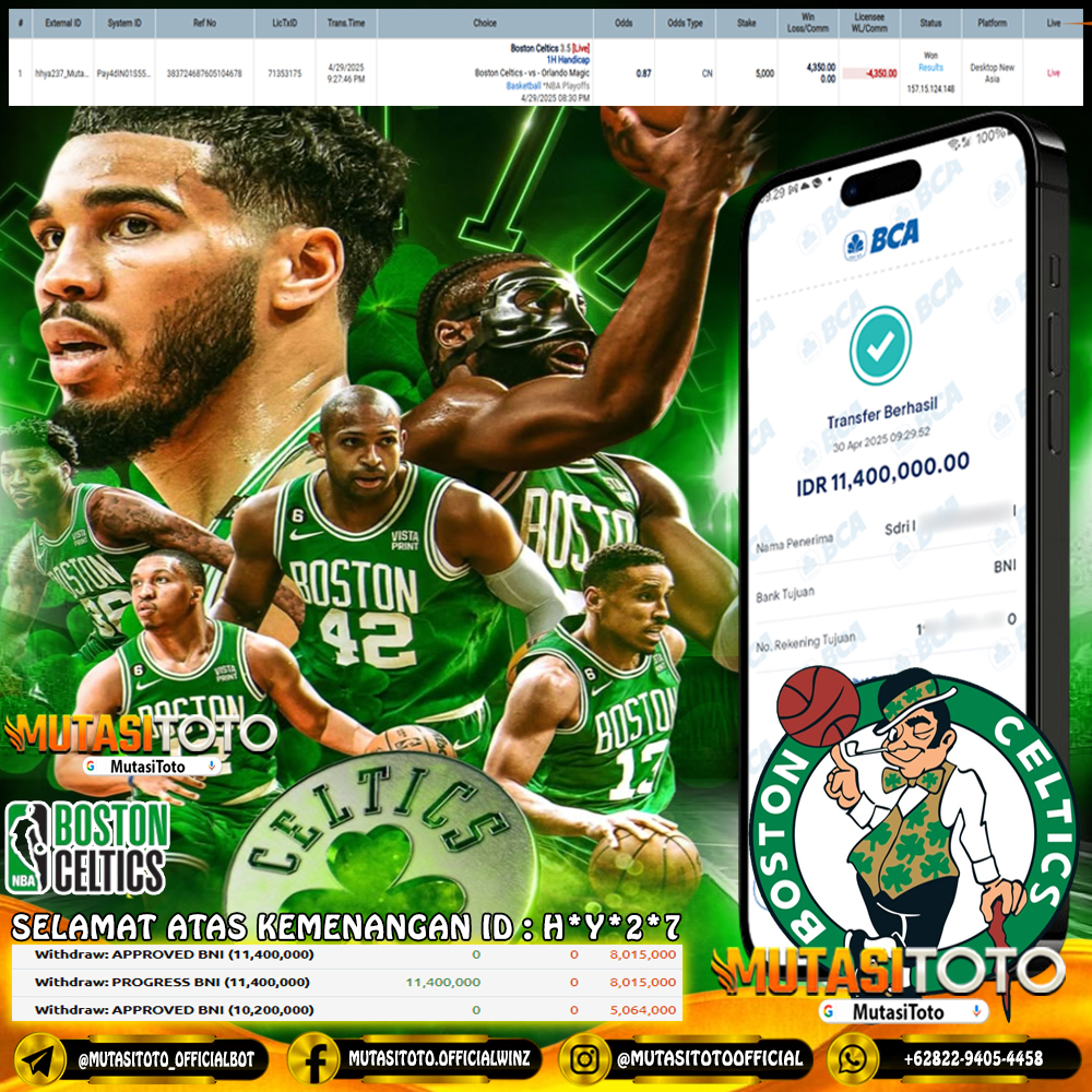 KEMENANGAN MEMBER BERMAIN DI SABA SPORTSBOOK