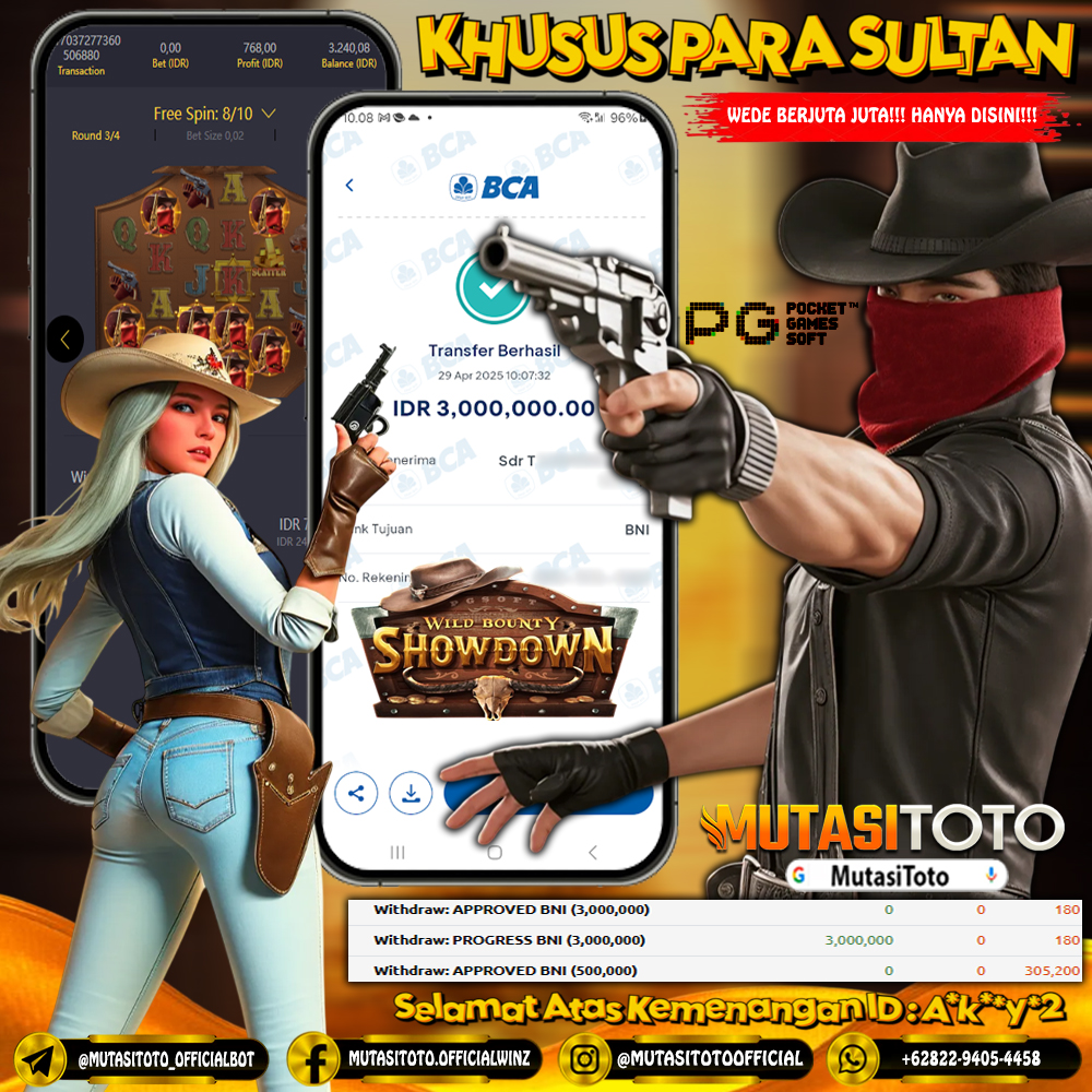 KEMENANGAN MEMBER BERMAIN DI WILD BOUNTY SHOWDOWN