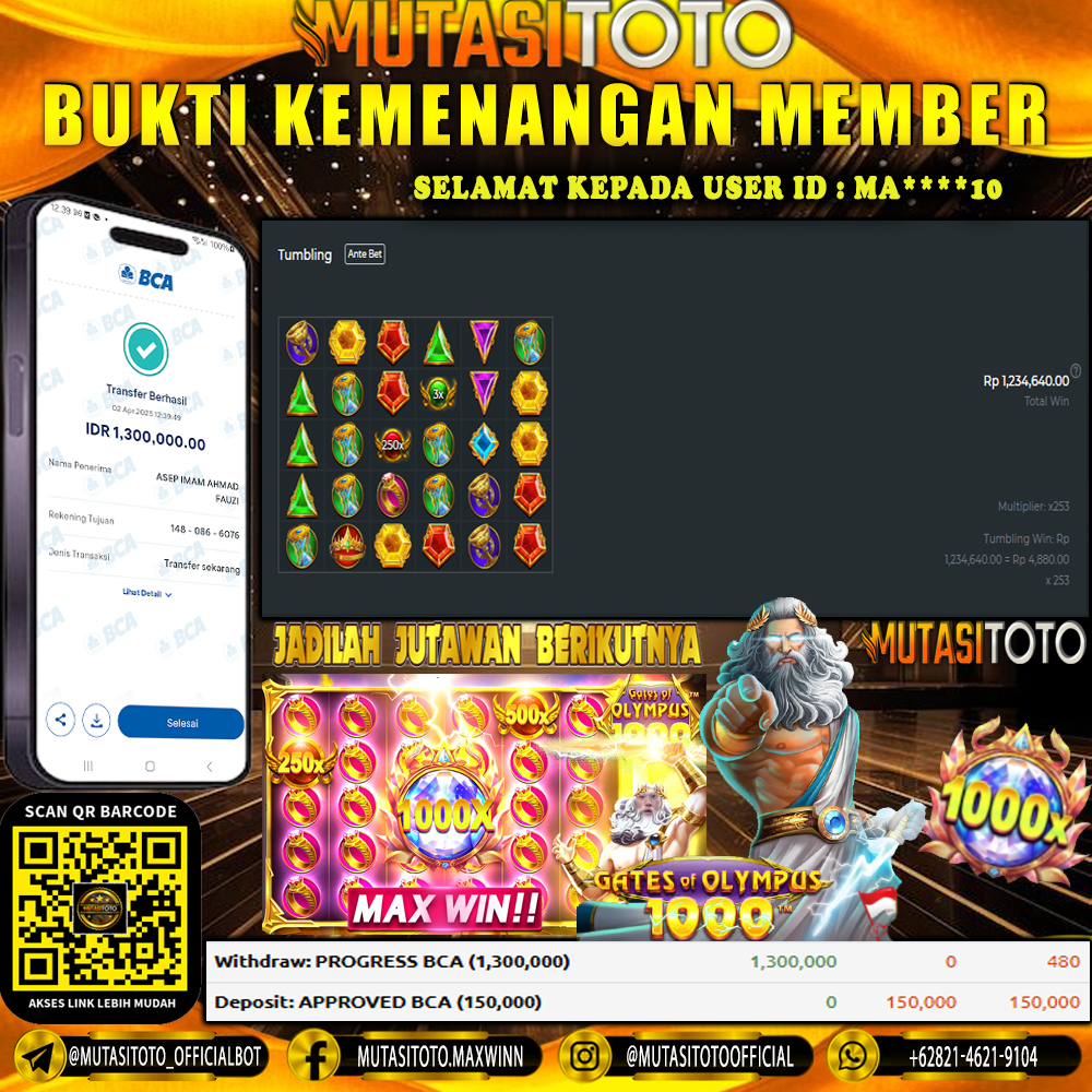 WITHDRAW GATES OF OLYMPUS 1000