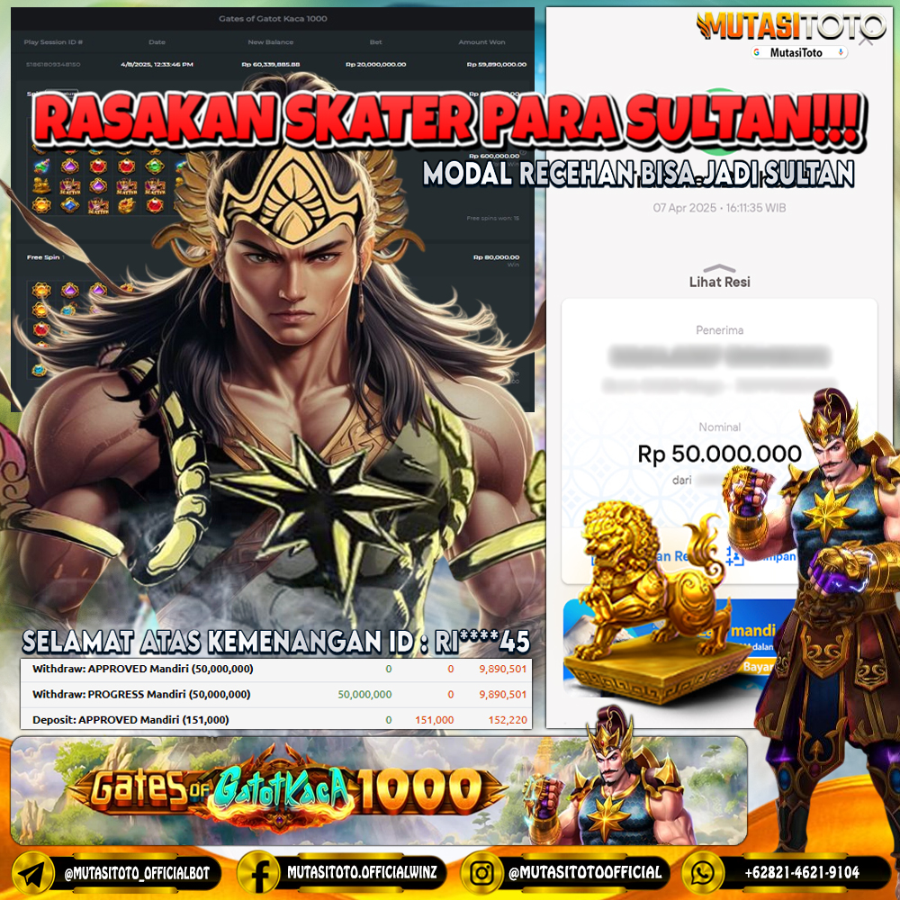 WITHDRAW GATES OF GATOT KACA 1000