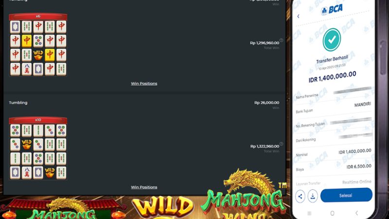 WITHDRAW MAHJONG WINS BONUS