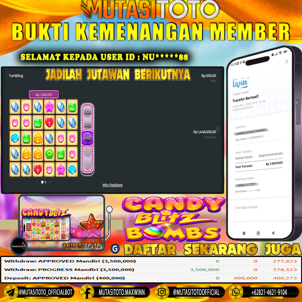 WITHDRAW CANDY BLITZ BOMBS