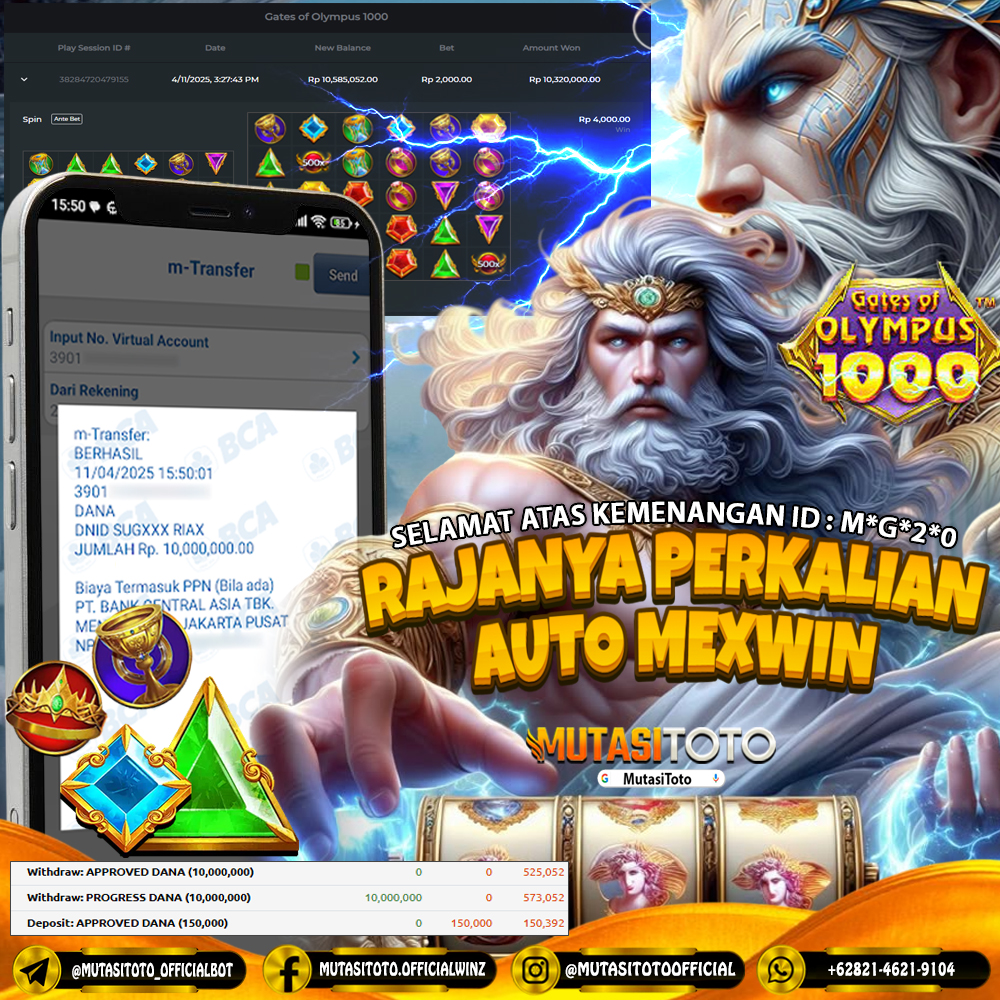 WITHDRAW GATES OF OLYMPUS 1000