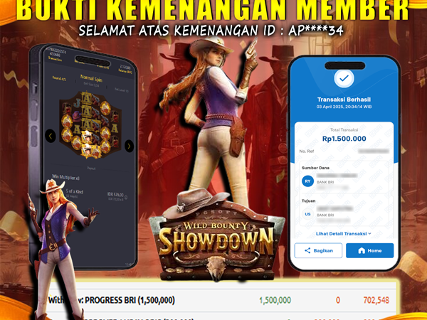 KEMENANGAN MEMBER BERMAIN DI WILD BOUNTY SHOWDOWN