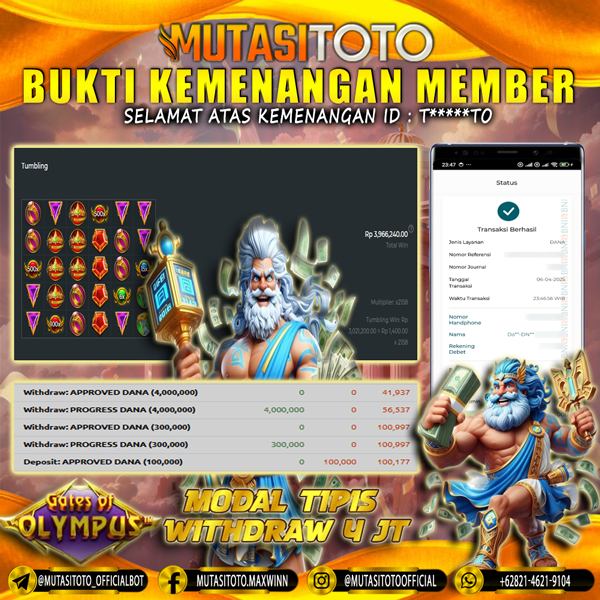 WITHDRAW GATES OF OLYMPUS