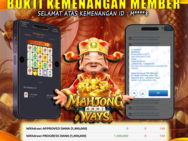 KEMENANGAN MEMBER BERMAIN DI MAHJONG WAYS PG SOFT