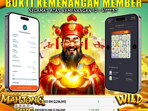 KEMENANGAN MEMBER BERMAIN DI MAHJONG WAYS PG SOFT