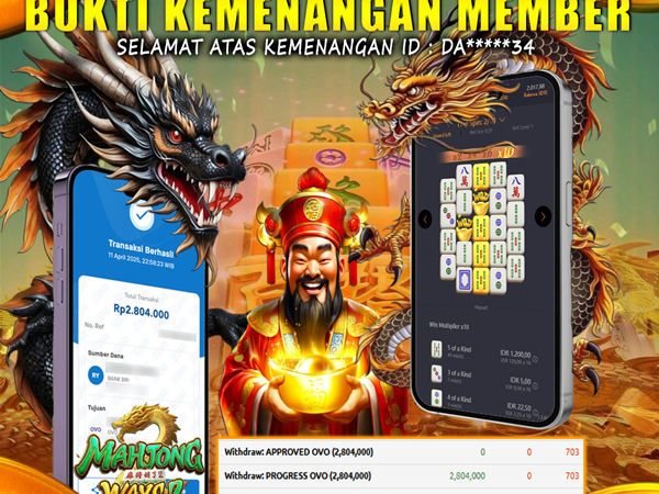 KEMENANGAN MEMBER BERMAIN DI MAHJONG WAYS 2 PG SOFT