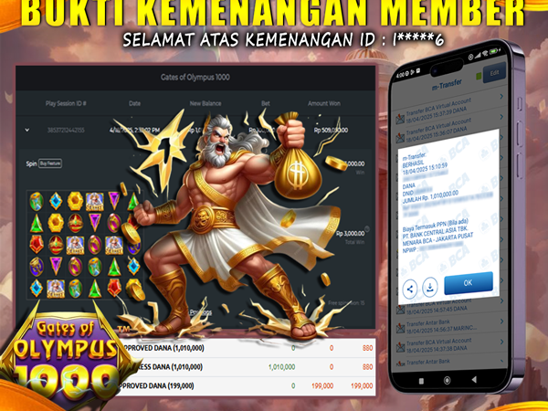 WITHDRAW GATES OF OLYMPUS 1000