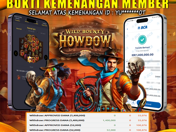 KEMENANGAN MEMBER BERMAIN DI WILD BOUNTY SHOWDOWN