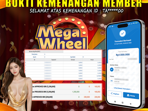 WITHDRAW MEMBER BERMAIN MEGA WHEEL