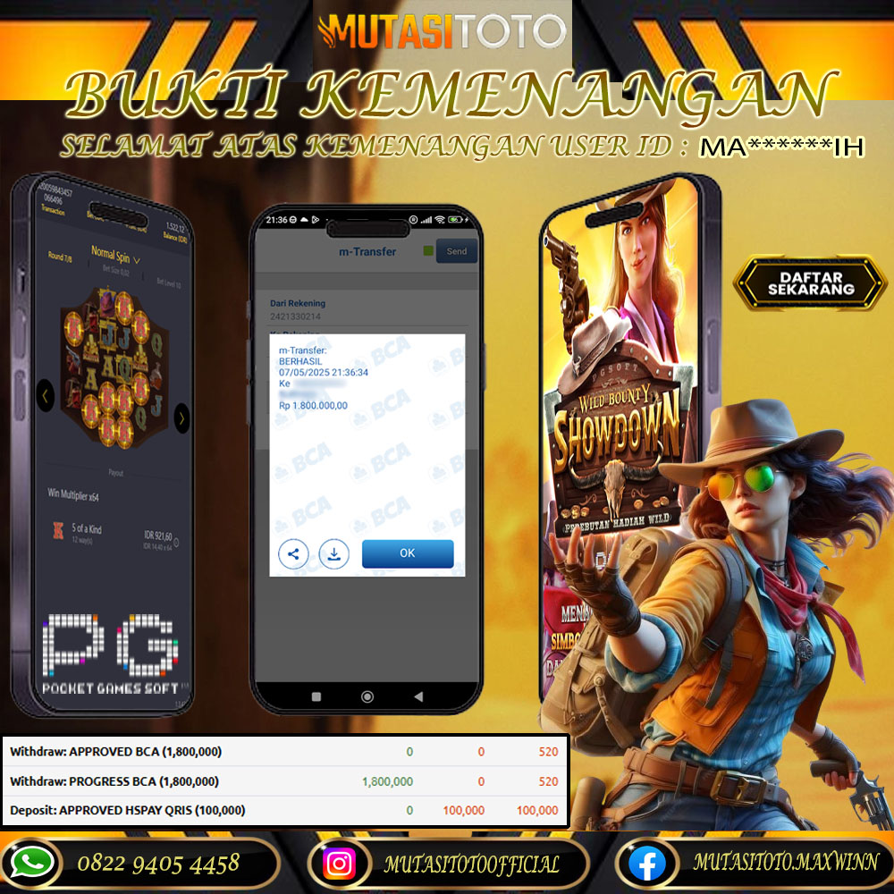 KEMENANGAN MEMBER BERMAIN DI WILD BOUNTY SHOWDOWN