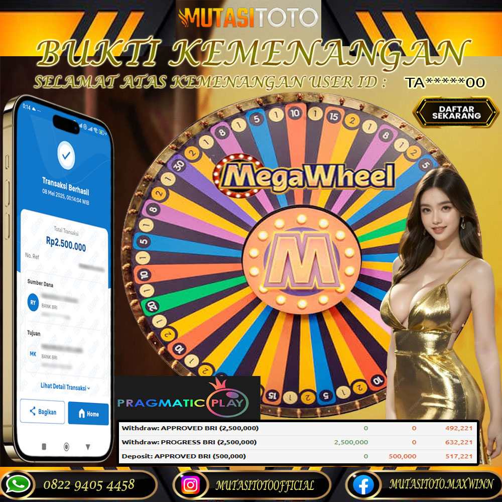 WITHDRAW MEMBER BERMAIN MEGA WHEEL