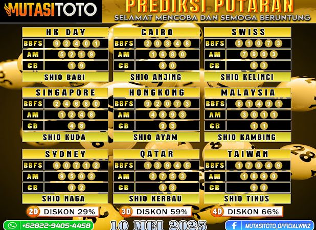 PREDIKSI JITU TOGEL “MutasiToto 10 MEI 2025”