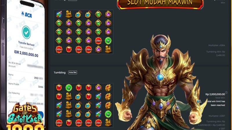 KEMENANGAN MEMBER BERMAIN DI GATES OF GATOTKACA 1000