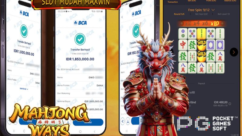 KEMENANGAN MEMBER BERMAIN DI MAHJONG WAYS  PG SOFT