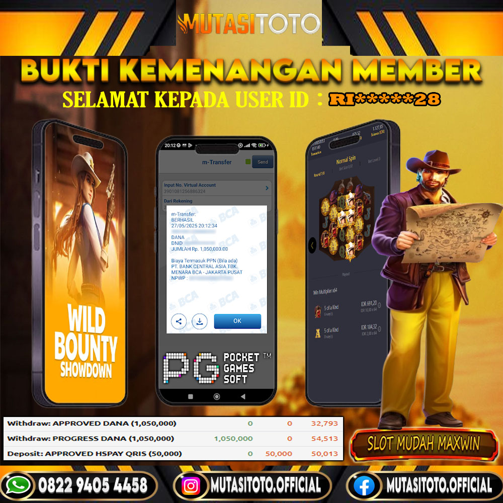 KEMENANGAN MEMBER BERMAIN DI WILD BOUNTY SHOWDOWN