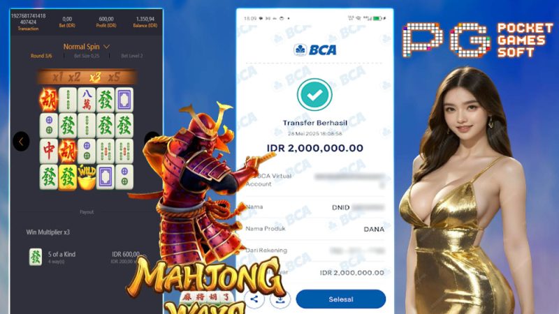 KEMENANGAN MEMBER BERMAIN DI MAHJONG WAYS PG SOFT