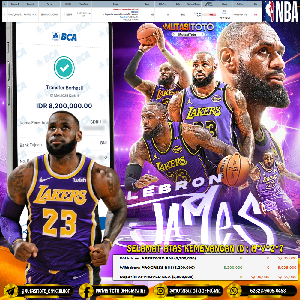 KEMENANGAN MEMBER BERMAIN DI SABA SPORTSBOOK