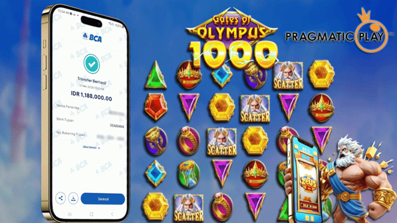 KEMENANGAN MEMBER BERMAIN DI GATES OF OLYMPUS 1000