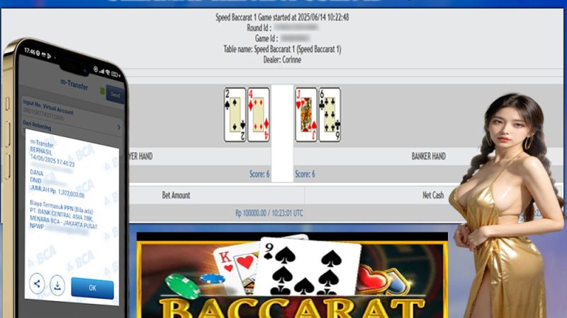 KEMENANGAN MEMBER BERMAIN DI LIVE – SPEED BACCARAT 1