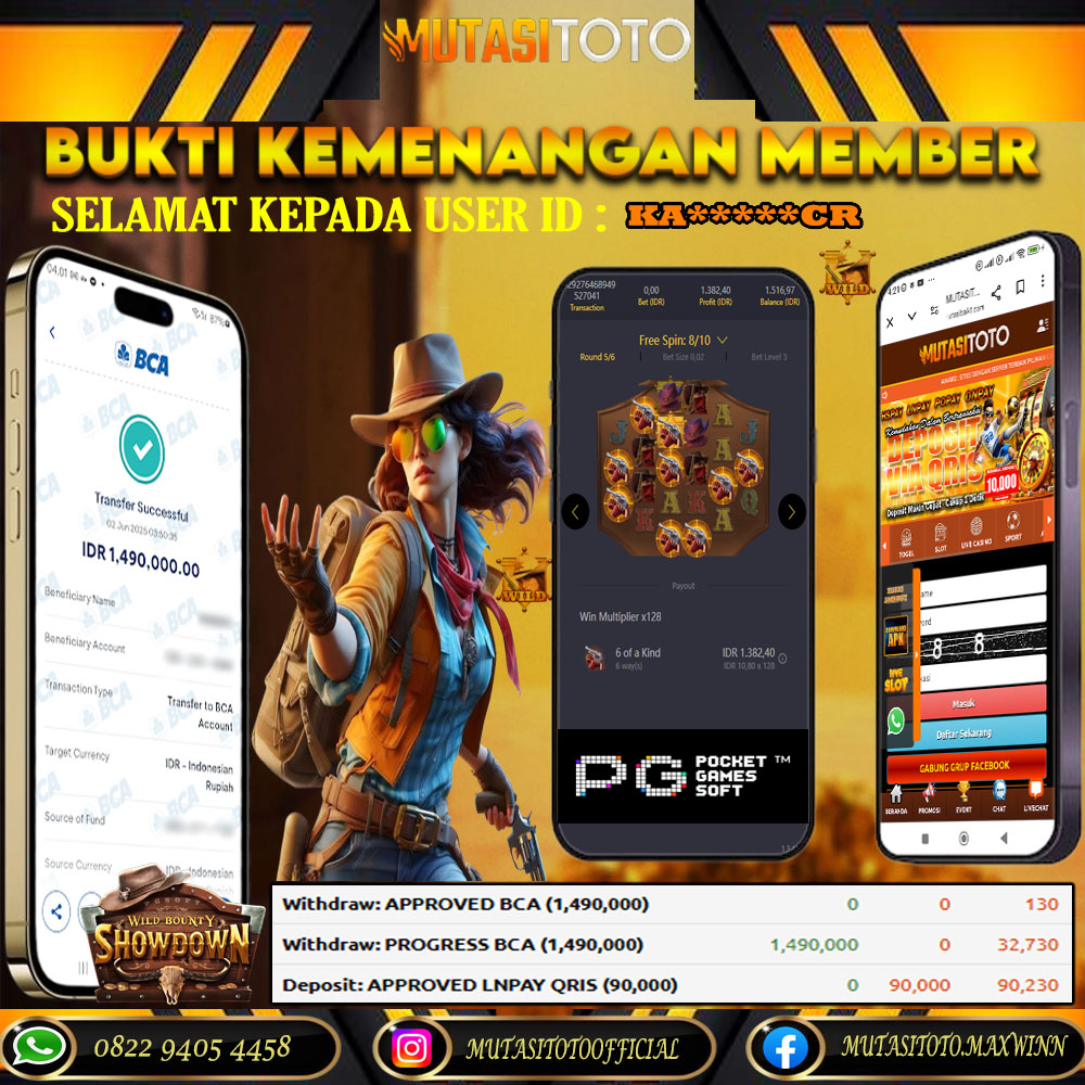 KEMENANGAN MEMBER BERMAIN DI WILD BOUNTY SHOWDOWN