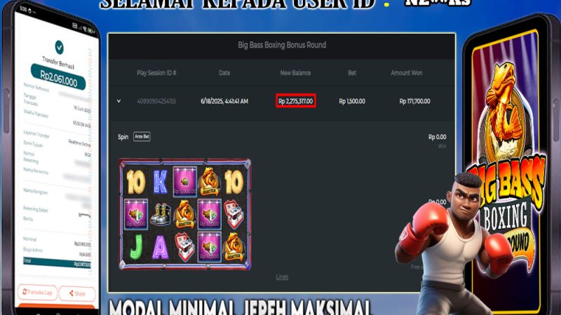 KEMENANGAN MEMBER BERMAIN DI BIG BASS BOXING BONUS ROUND