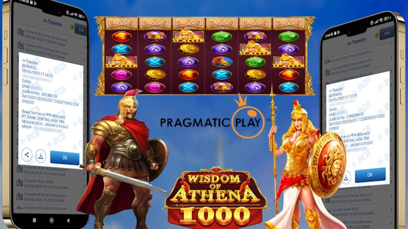 KEMENANGAN MEMBER BERMAIN DI WISDOM OF ATHENA 1000