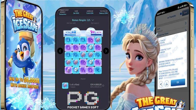 KEMENANGAN MEMBER BERMAIN DI THE GREAT ICESCAPE