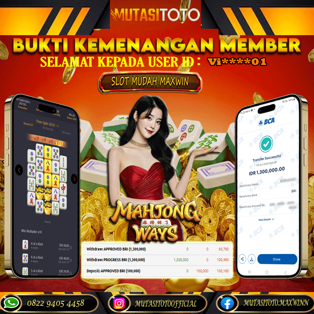 KEMENANGAN MEMBER BERMAIN DI MAHJONG WAYS