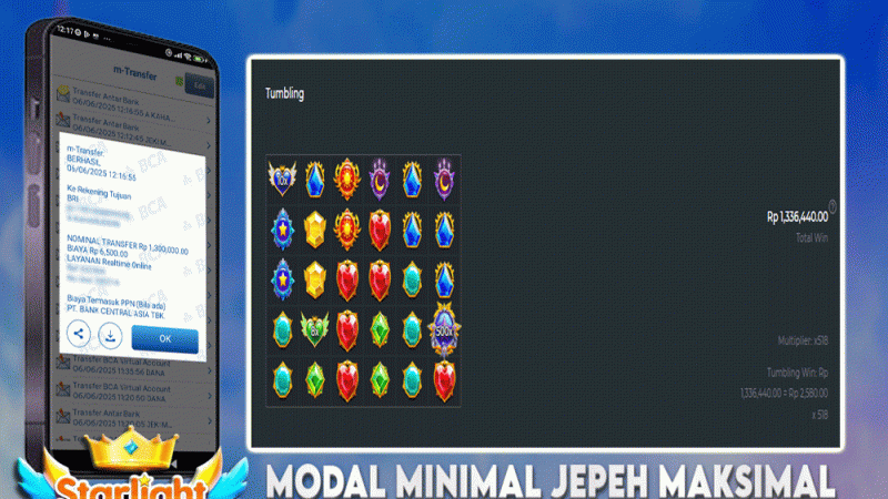 KEMENANGAN MEMBER BERMAIN DI STARLIGHT PRINCESS 1000