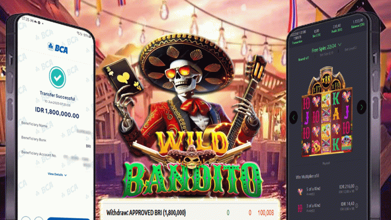 KEMENANGAN MEMBER BERMAIN DI WILD BANDITO PG SOFT