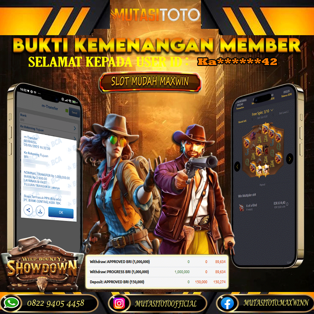KEMENANGAN MEMBER BERMAIN DI WILD BOUNTY SHOWDOWN